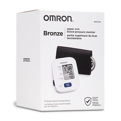 Bronze Upper Arm Blood Pressure Monitor